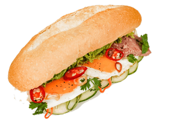 bánh mì 989 trứng pate